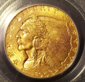 $2.50 indian quarter eagle
