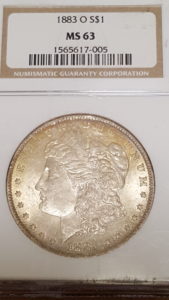 history morgan silver dollar