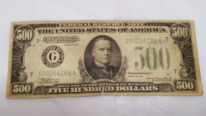 image: $500 bill from 1934