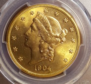 1904-S Liberty $20 Double Eagle