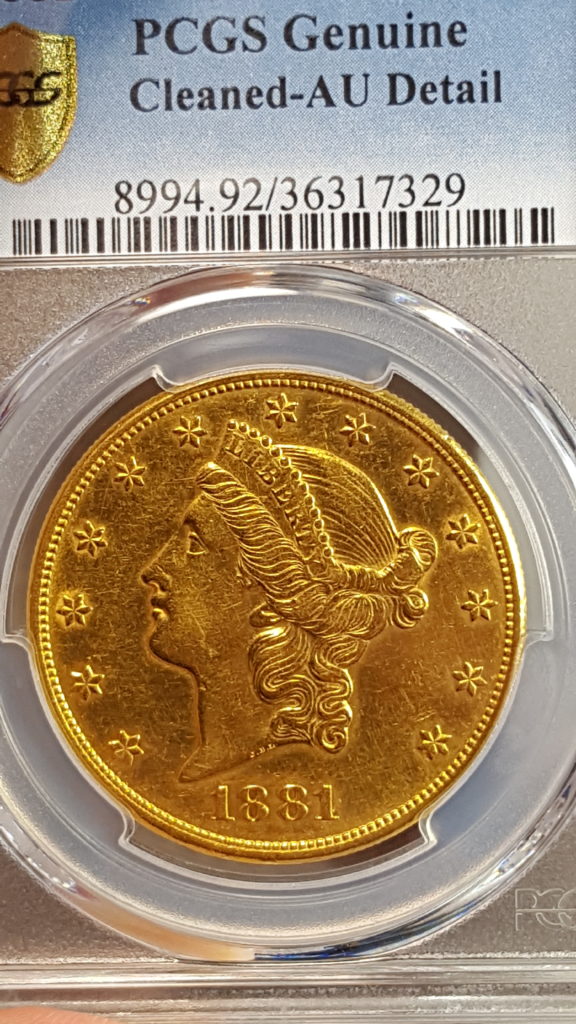 1881 Gold Double Eagle